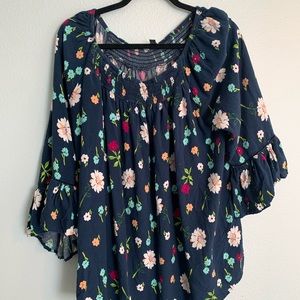 Terra & sky flower shirt